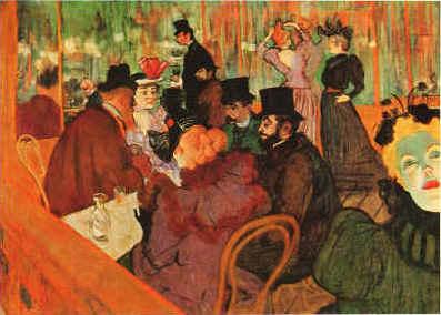  Henri  Toulouse-Lautrec Moulin Rouge China oil painting art